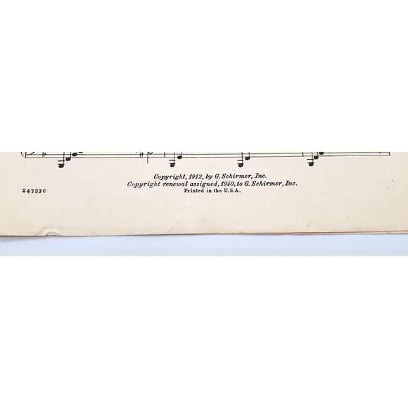 The Star (from Plato) 1940 Vintage Sheet Music Lummis Rogers G Schirmer Inc - Picture 3 of 4